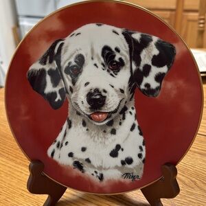 Princeton Gallery Dalmatian Collectors Plate Dalmatian U0750